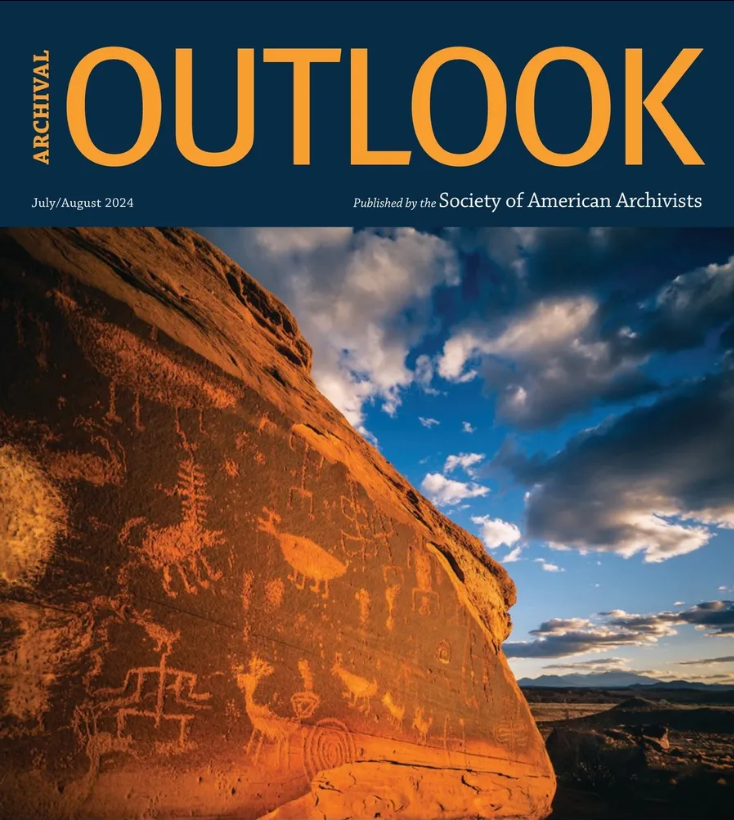 Outlook Magazine for the society of American Archivists